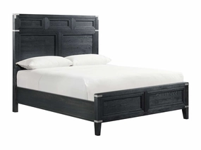 Laguna 3-Piece King Bed - Weathered Oak and Black