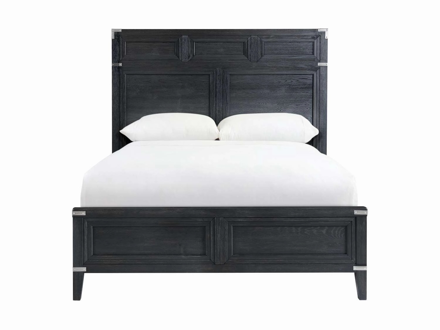 Laguna 3-Piece King Bed - Weathered Oak and Black