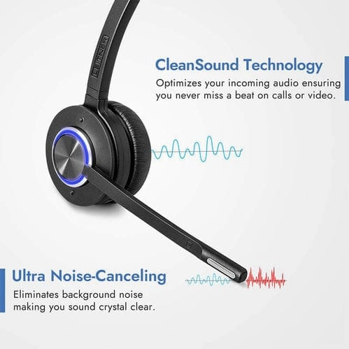 Leitner LH575 Premium Plus Over-the-Head Headset – Professional Bundle