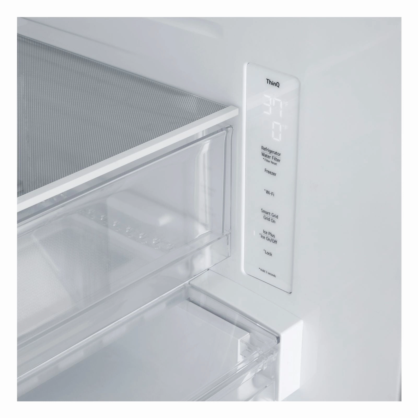 LG Smudge Resistant Stainless Steel 33” Counter-Depth MAX™ 3-Door French Door Refrigerator (20.8 Cu. Ft.) - LF21C6200S
