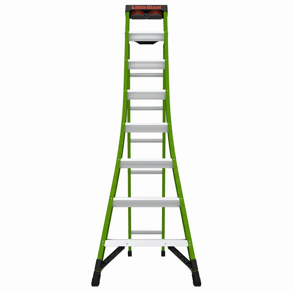 Little Giant 13908-303 - KING KOMBO, Professional, M8, 8’- CSA Grade Type IAA – 375 lb/170 kg Rated, Fiberglass, 3-in-1 Combination Ladder, Rotating Wall Pad, GRIP-N-GO Single-Hand Release Hinge