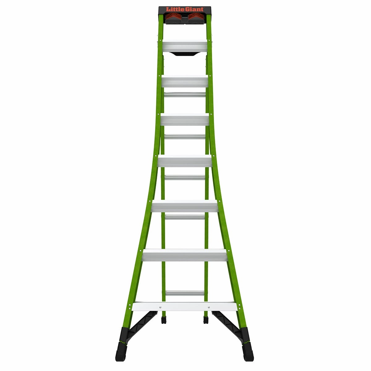 Little Giant 13908-303 - KING KOMBO, Professional, M8, 8’- CSA Grade Type IAA – 375 lb/170 kg Rated, Fiberglass, 3-in-1 Combination Ladder, Rotating Wall Pad, GRIP-N-GO Single-Hand Release Hinge
