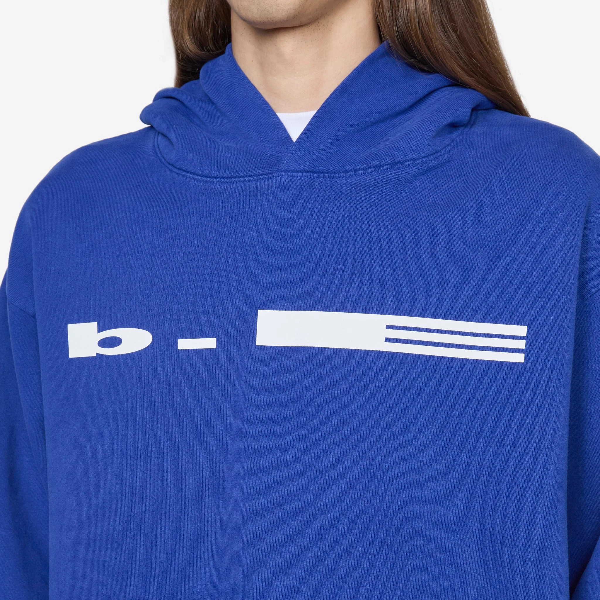 Low Logo Hoodie Cobalt Blue