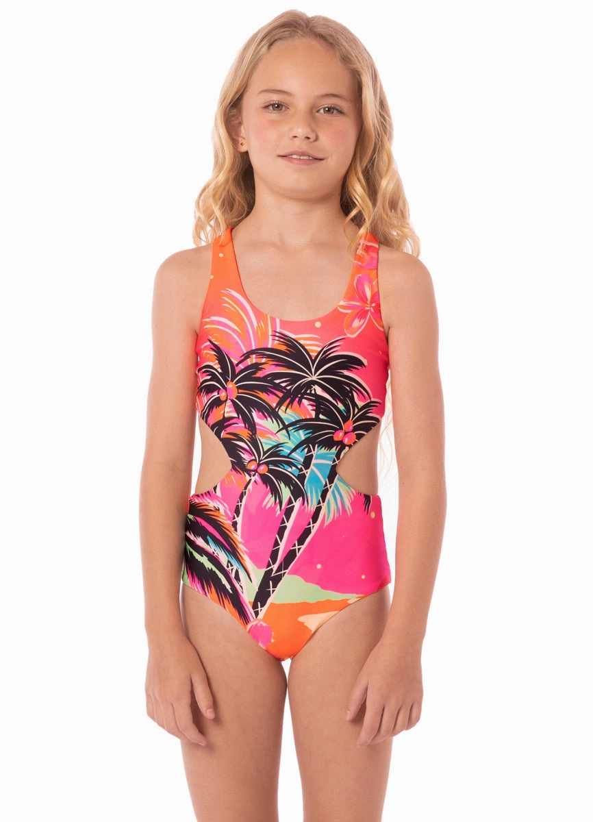 Maaji Electric Sunrise Aurorally Girls One Piece