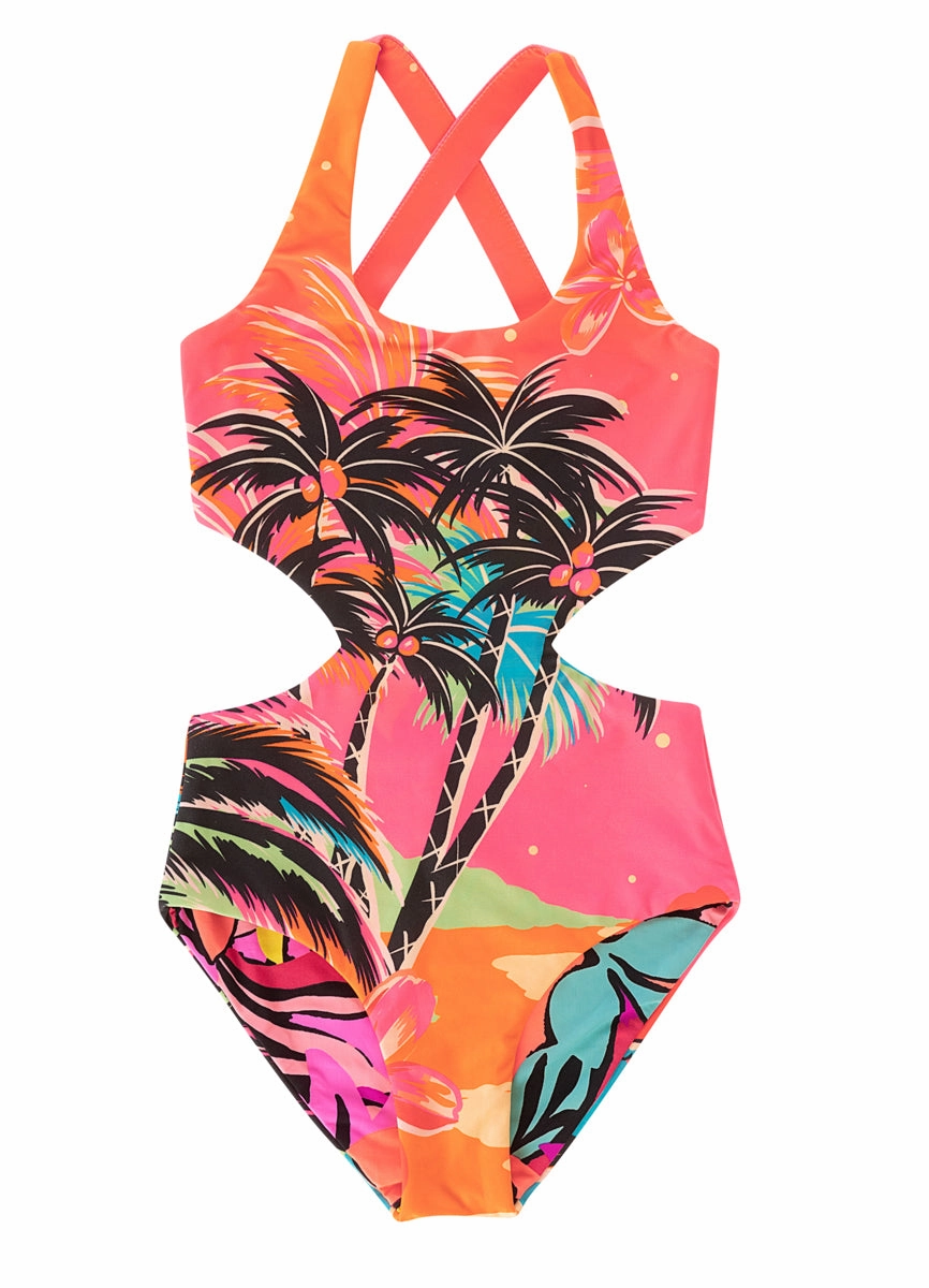 Maaji Electric Sunrise Aurorally Girls One Piece