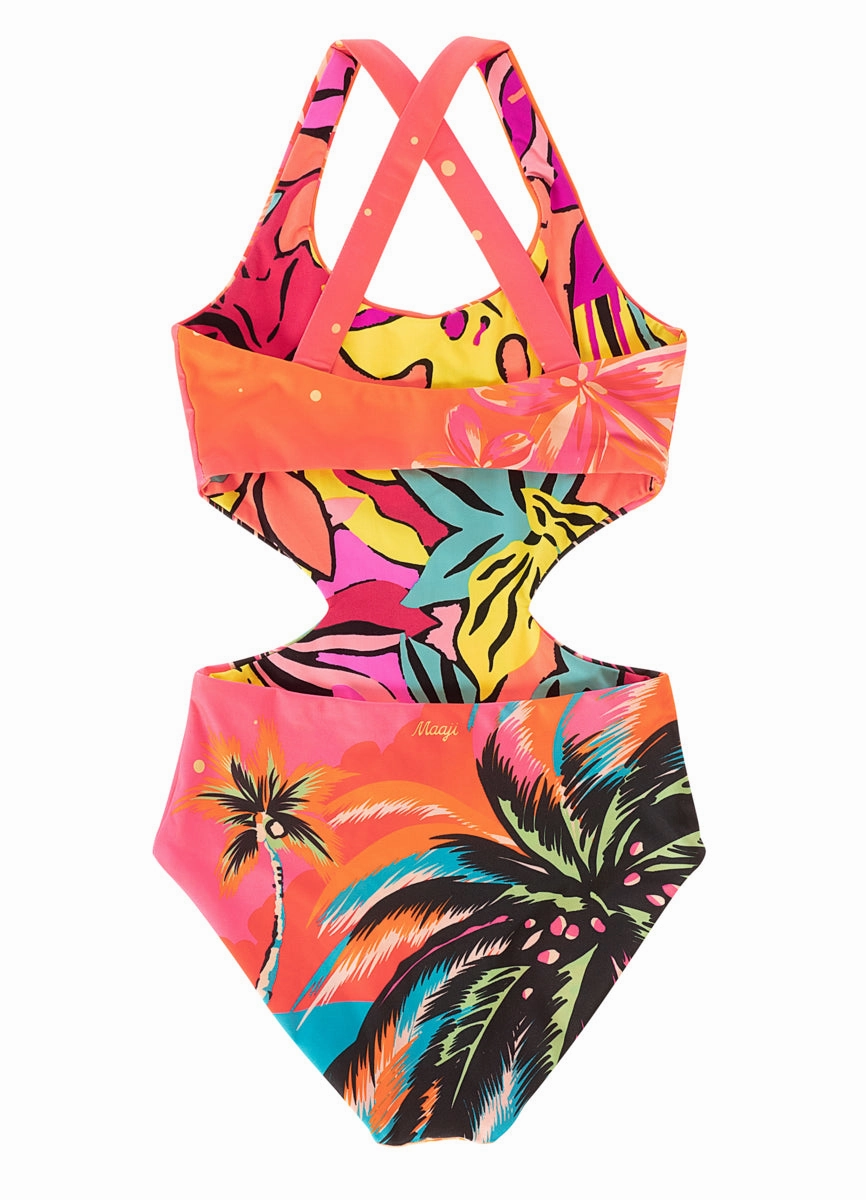Maaji Electric Sunrise Aurorally Girls One Piece