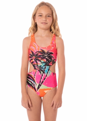 Maaji Electric Sunrise Aurorally Girls One Piece
