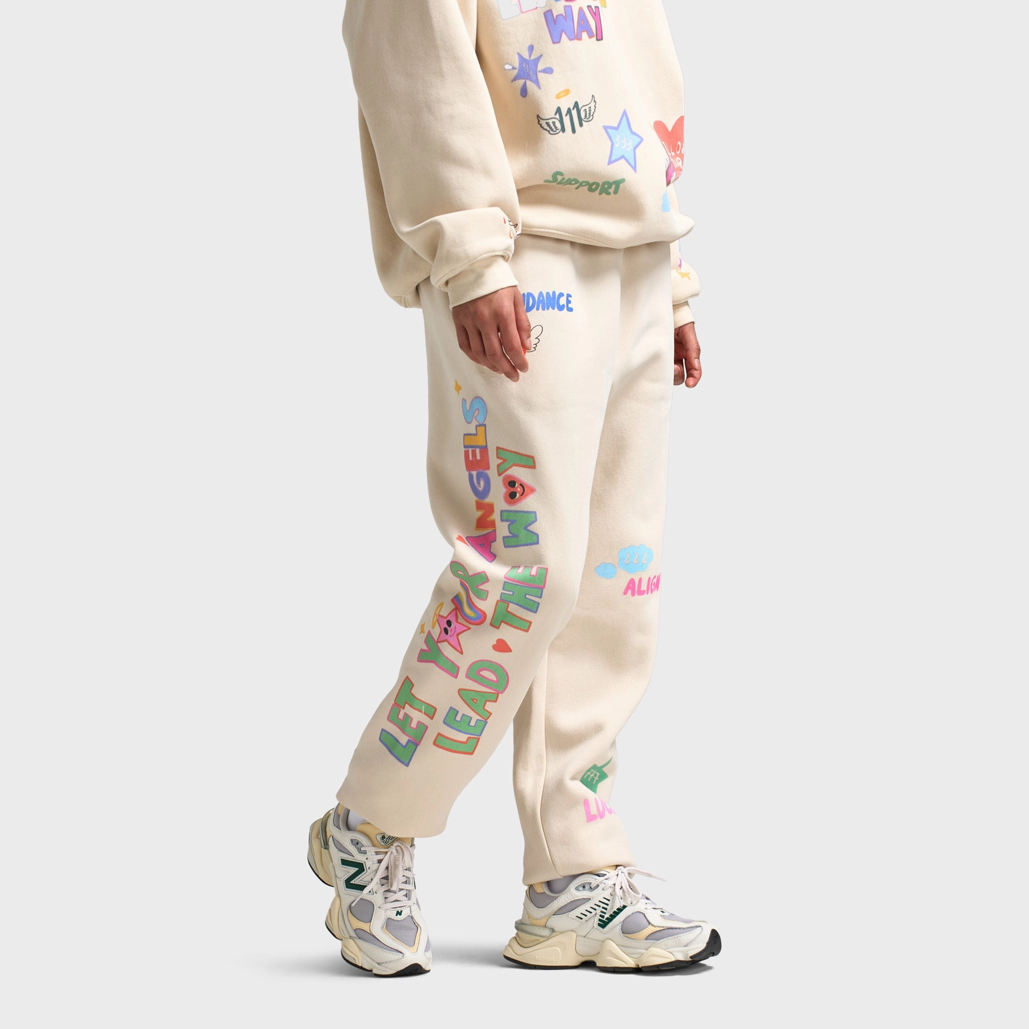 Mayfair Women's Angels All Around Us Sweatpants / Cream