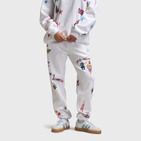 Mayfair x @iscreamcolour Women's Somebody Loves You Sweatpants / White
