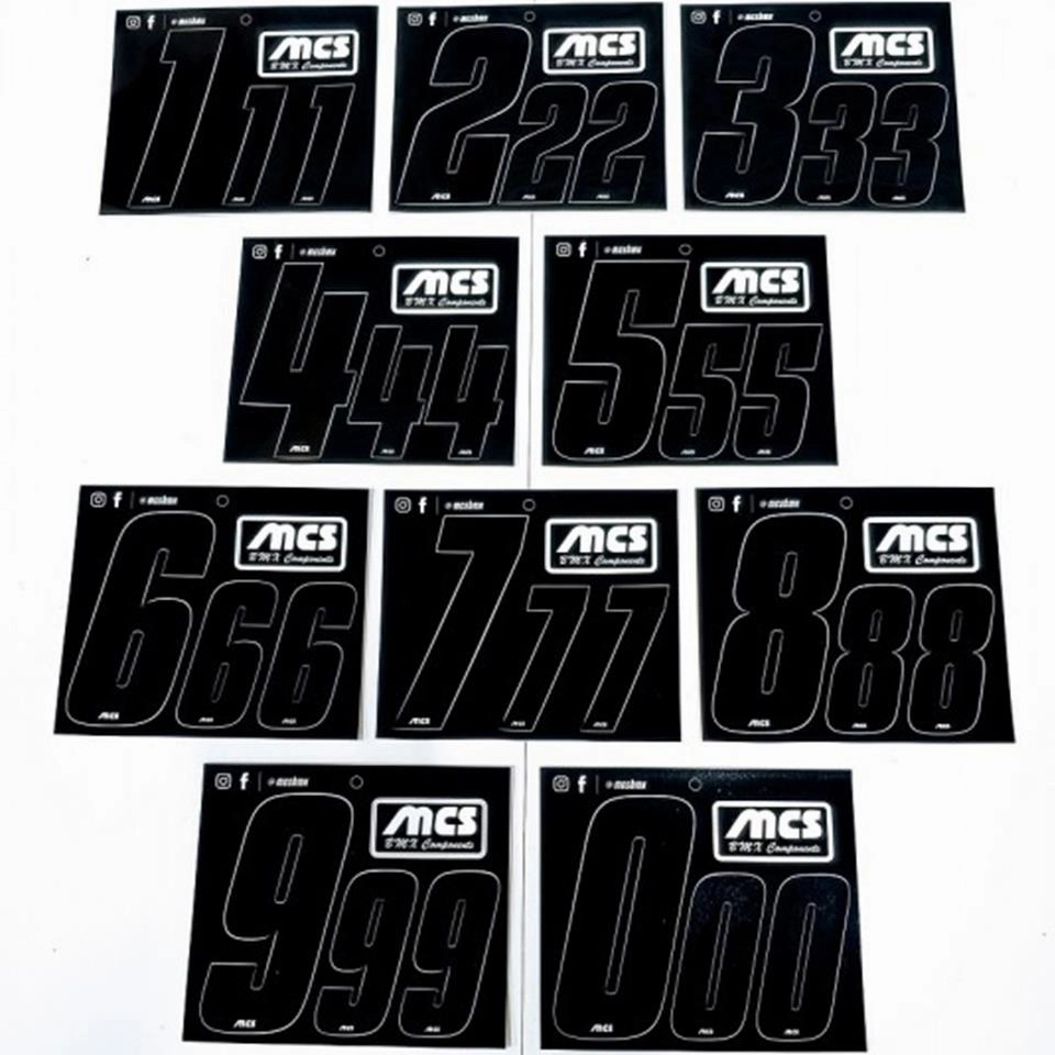 MCS Complete Race Number Kit