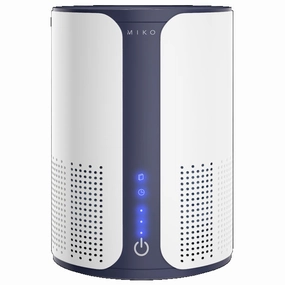 Miko c102 Home Air Purifier with Multiple Speeds Timer True HEPA Filter, Grey