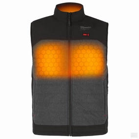 Milwaukee Men's M12 AXIS Gray Heated Vest Kit (M300G-21)