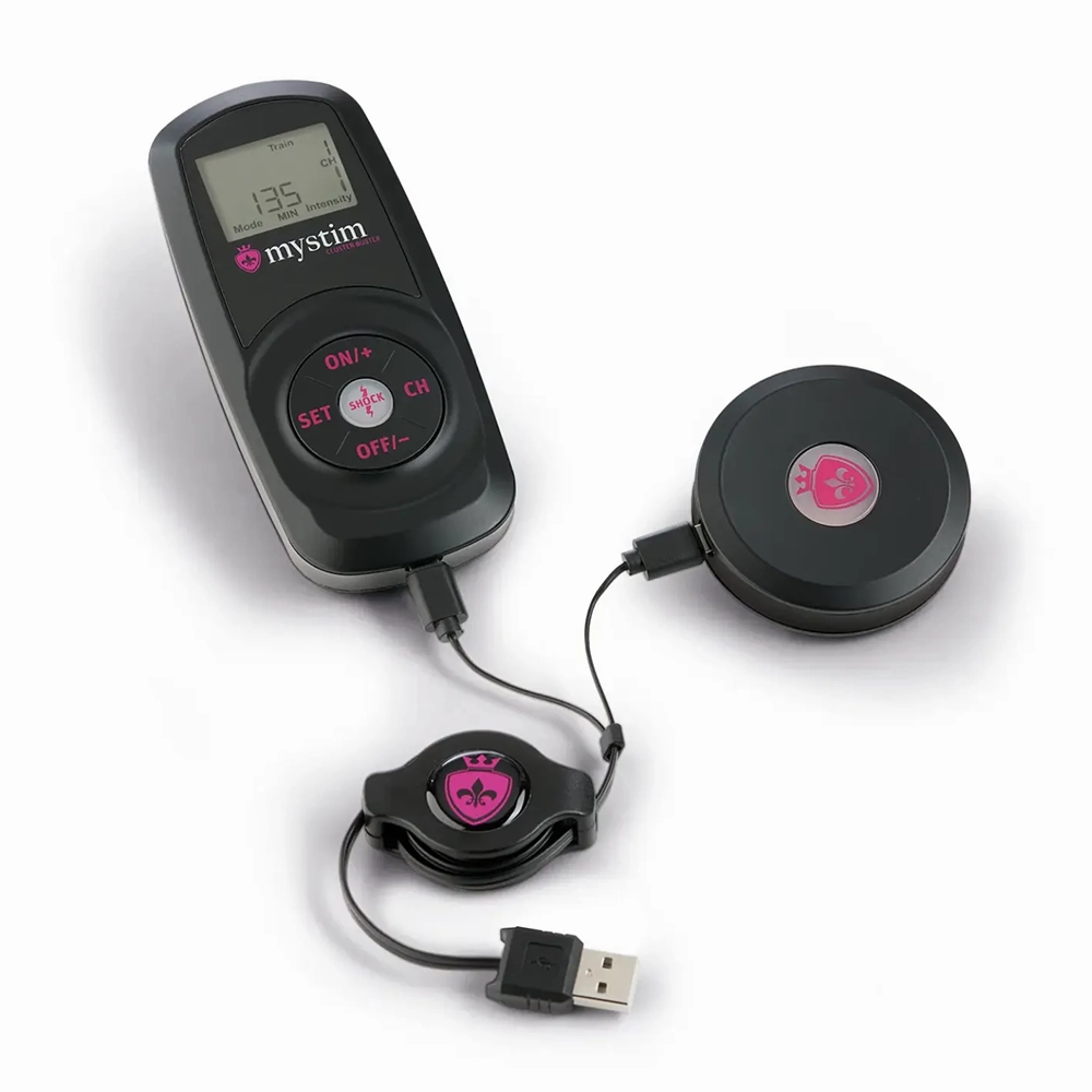 Mystim Cluster Buster Wireless Remote Control E-Stim Set