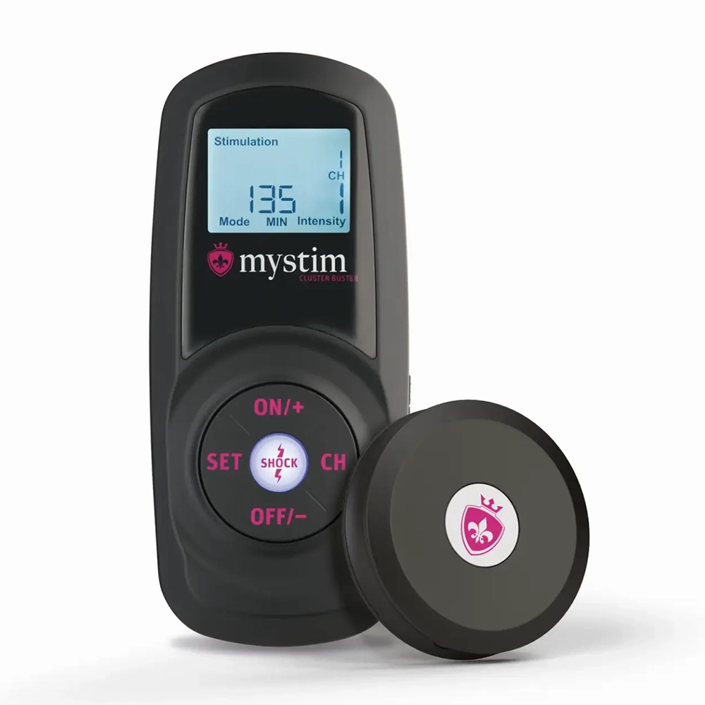 Mystim Cluster Buster Wireless Remote Control E-Stim Set