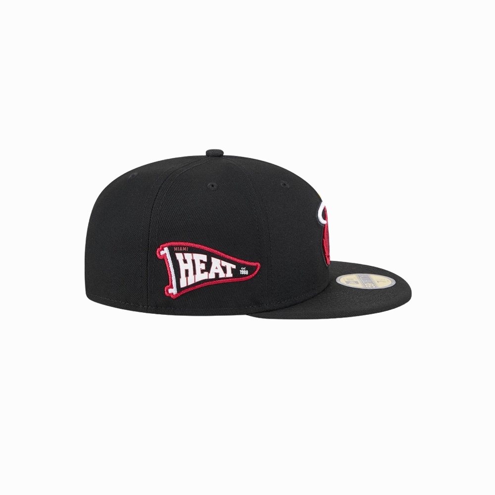 New Era Miami HEAT Pennant Fitted Hat