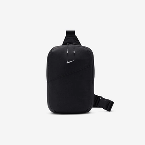 NIKE | AURA CROSSBODY BAG (5L) { BLACK/BLACK/MATTE SILVER