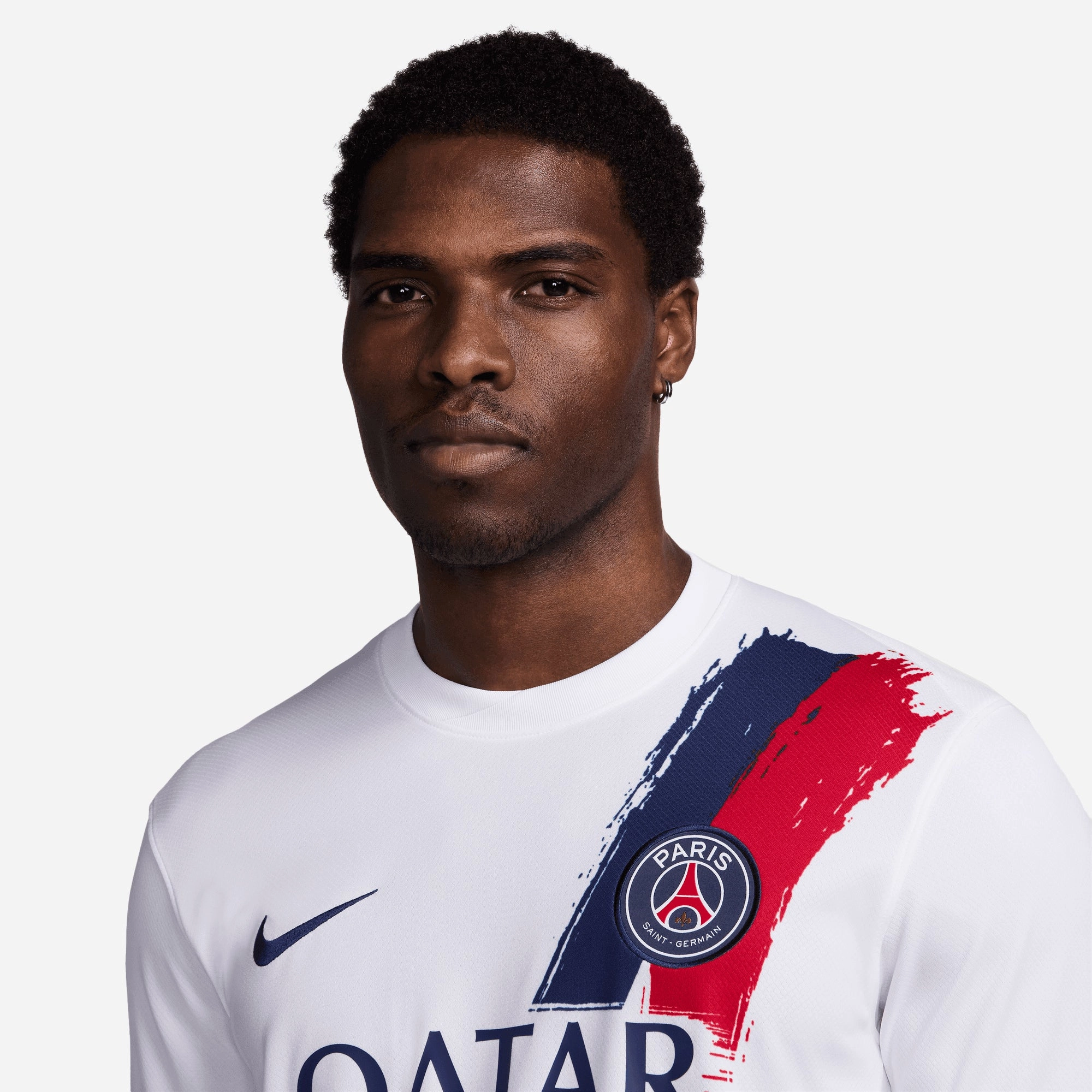 NIKE | PARIS SAINT-GERMAIN 2024/25 STADIUM AWAY { WHITE/MIDNIGHT NAVY/MIDNIGHT NAVY