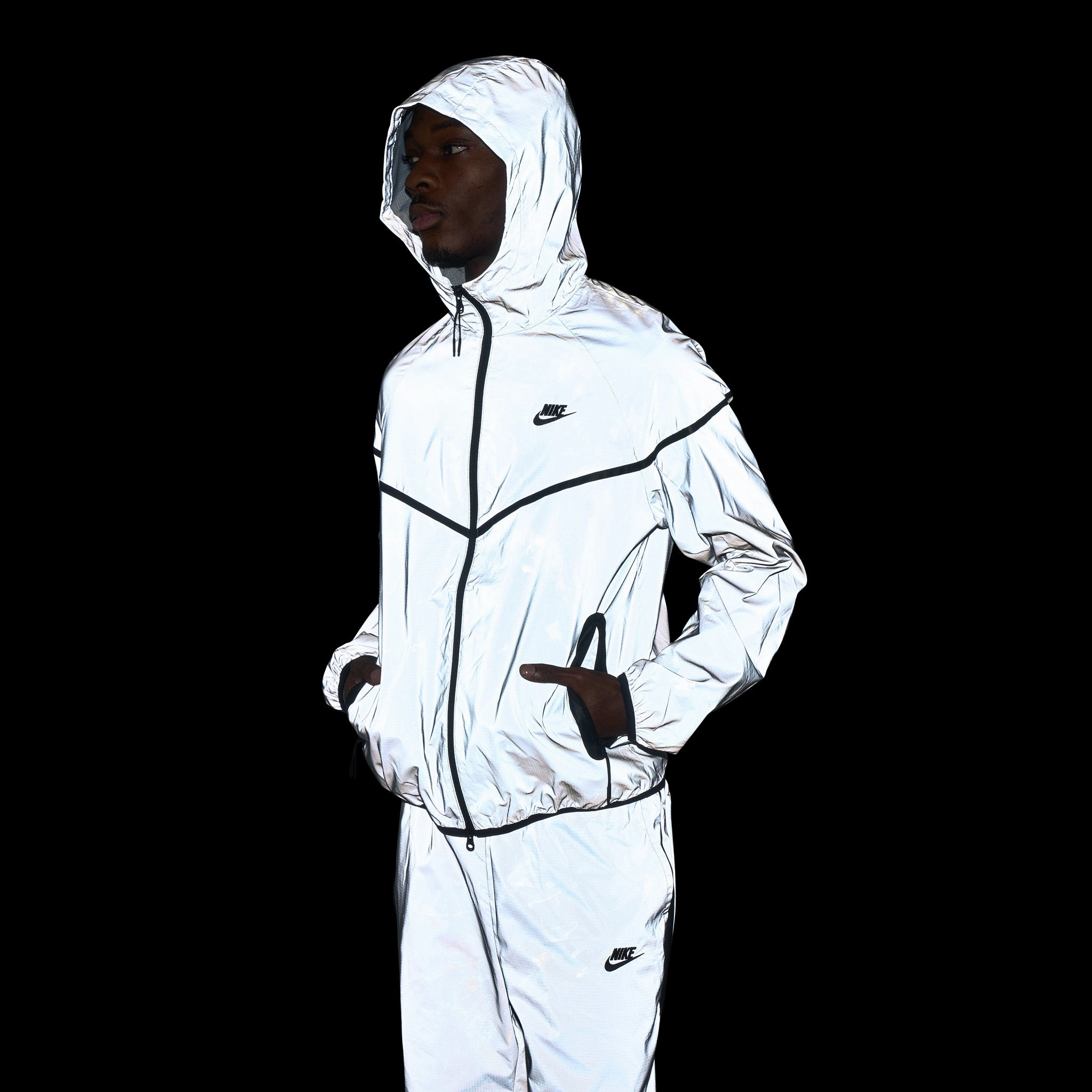 Nike Sportswear Tech Woven Jacket Reflect Silver/ Black