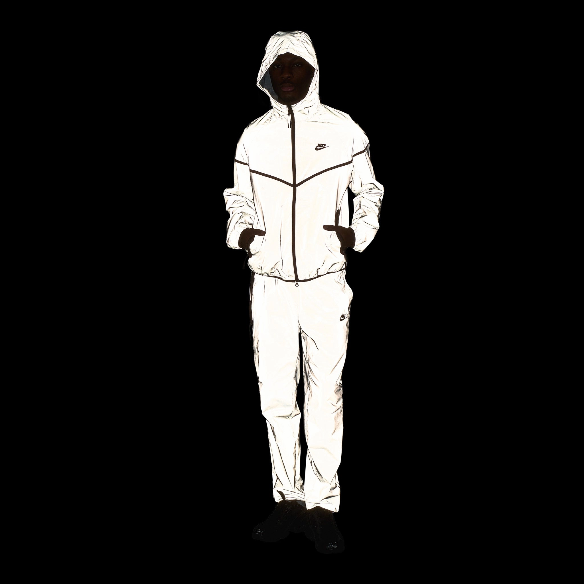 Nike Sportswear Tech Woven Jacket Reflect Silver/ Black