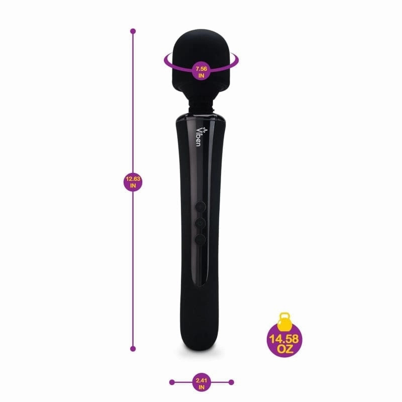Obsession - Black - Intense Wand Massager