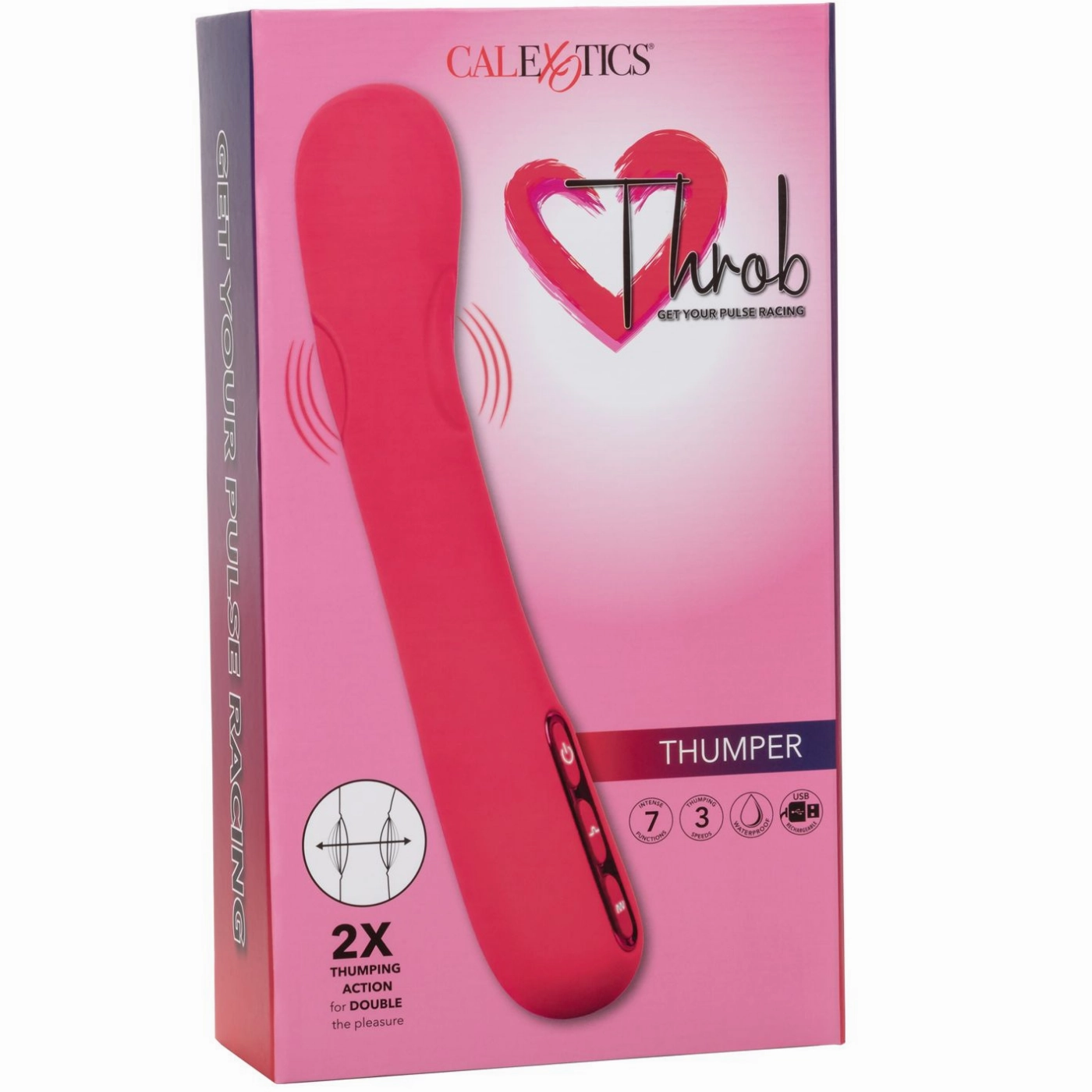 Powerful Thumping & Pulsing G-Spot Orgasm Vibrator