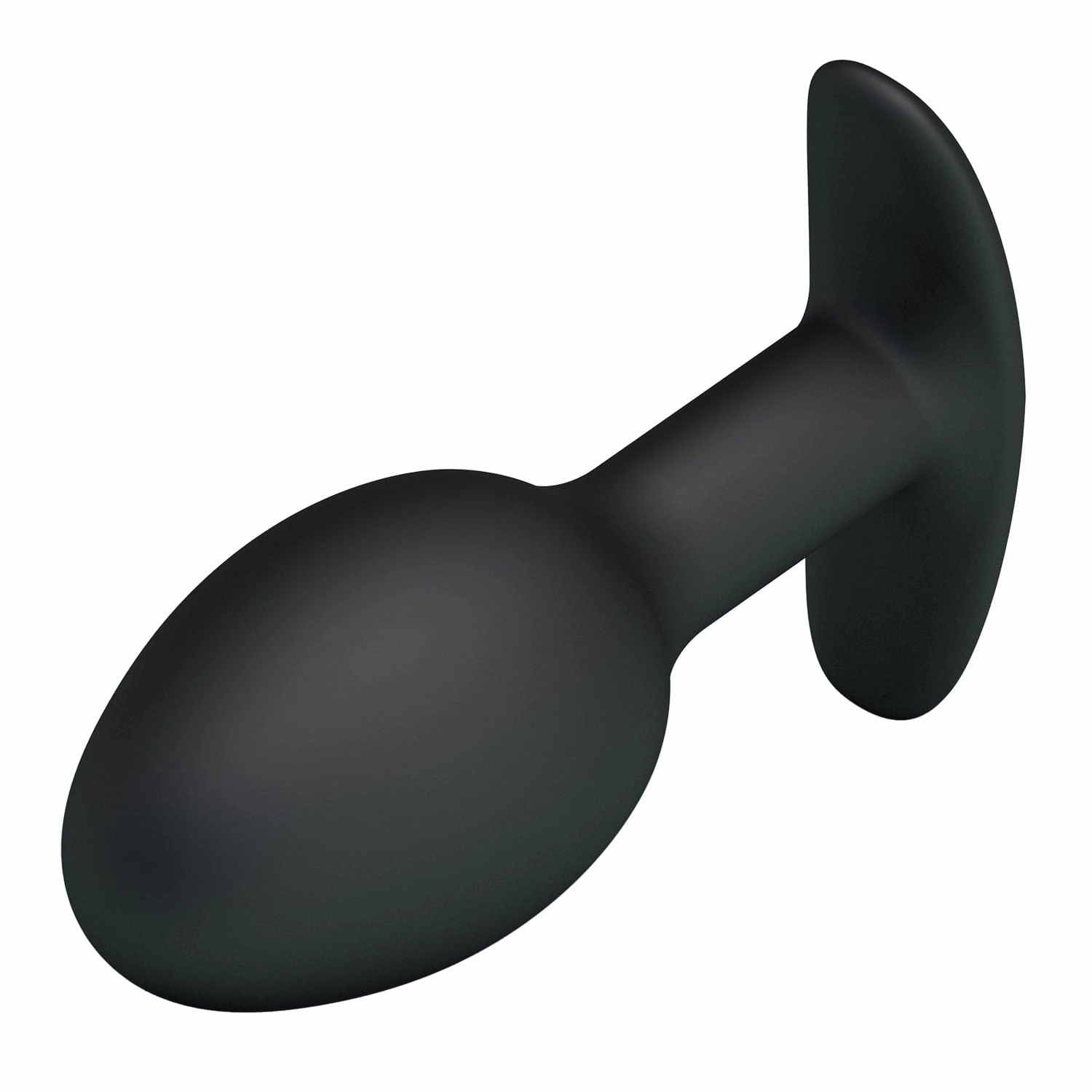 Pretty Love - Heavy Balls Silicone Butt Plug (Black)