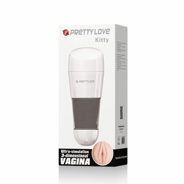 Pretty Love - Kitty Stroker Masturbator (Beige)