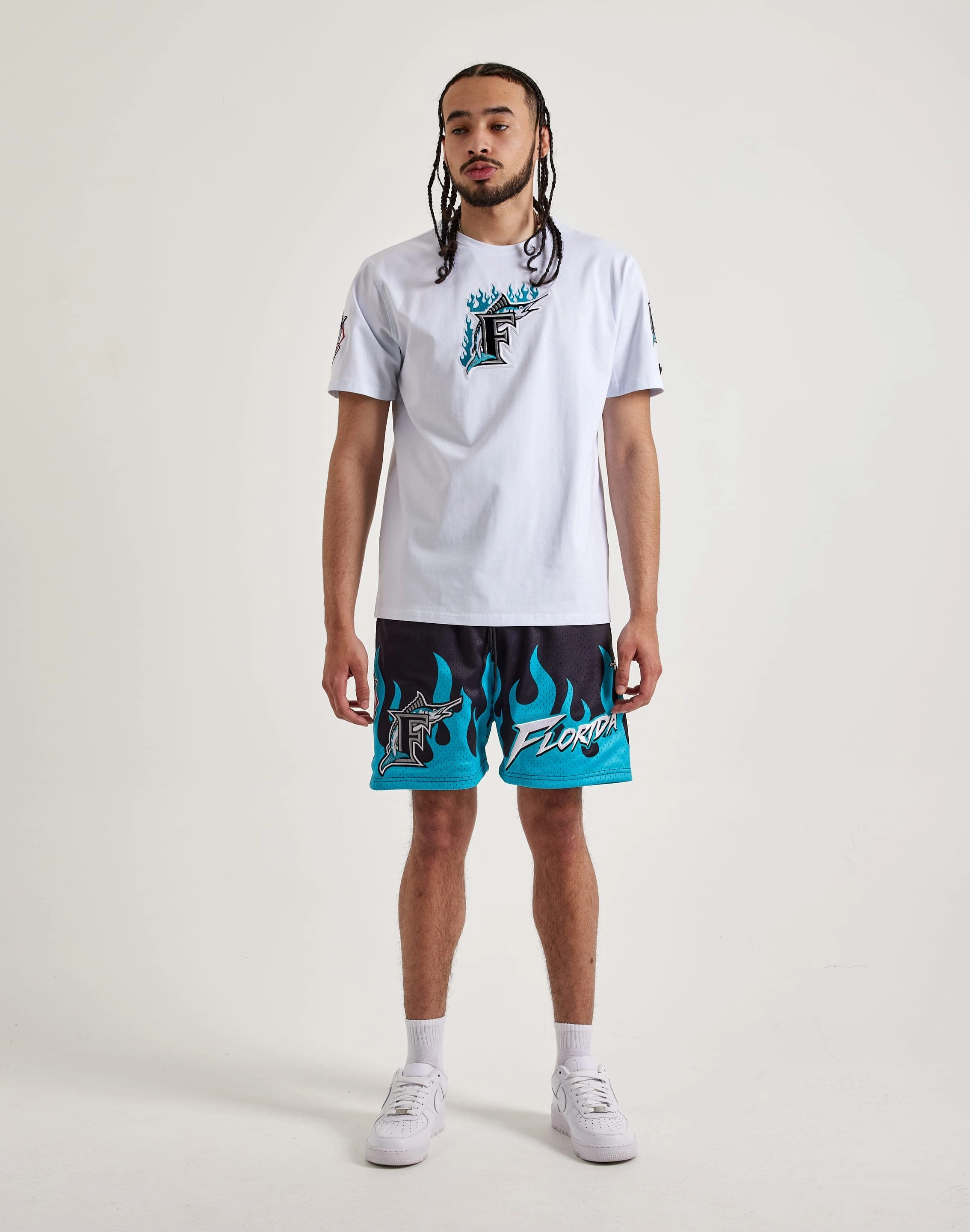 Pro Standard Florida Marlins Flame Shorts