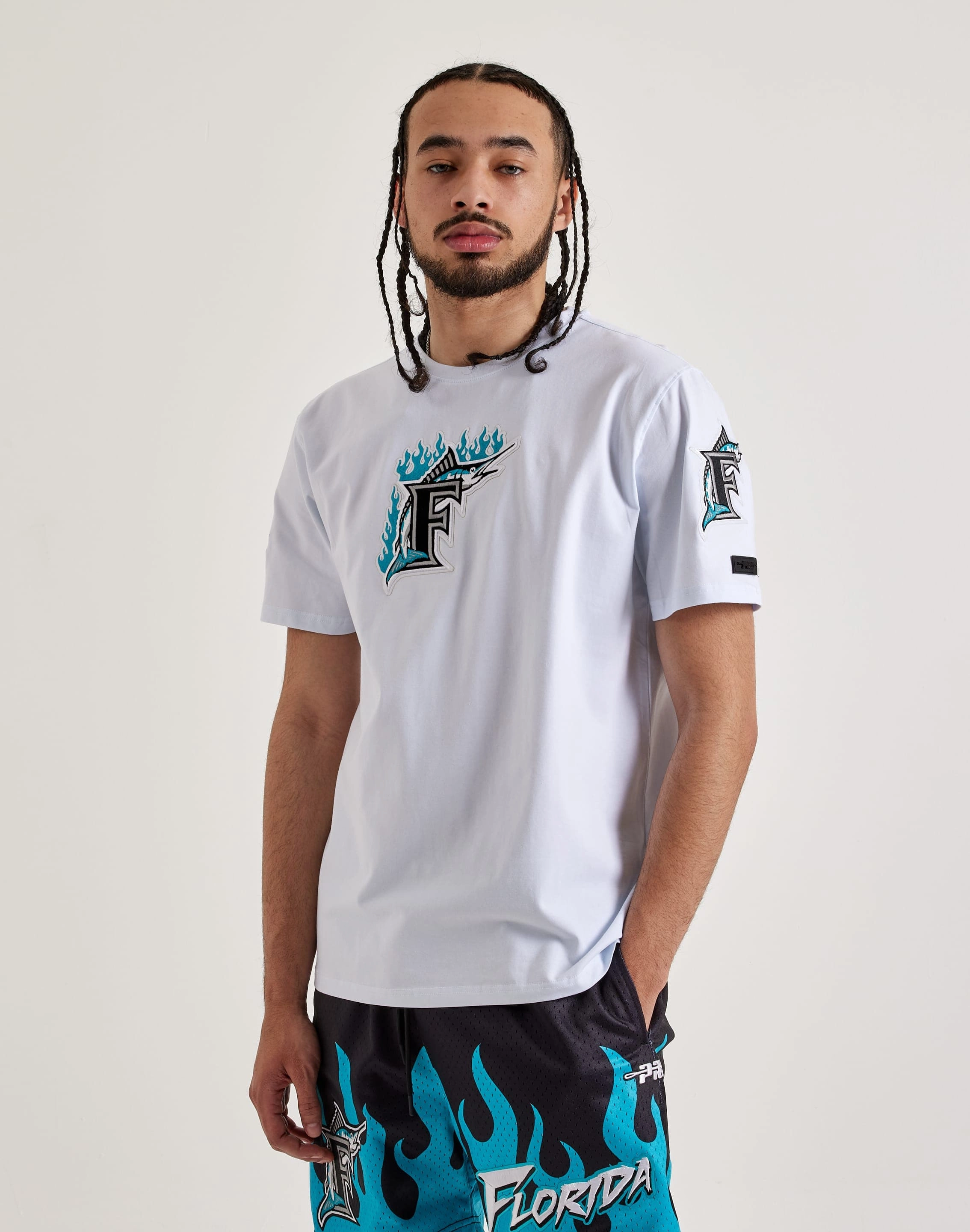 Pro Standard Florida Marlins Flame Tee