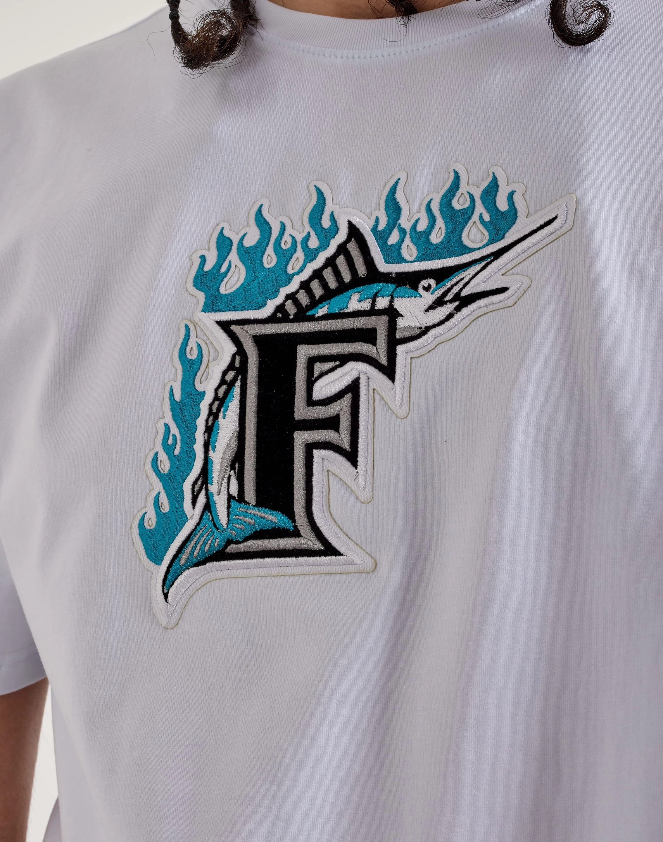 Pro Standard Florida Marlins Flame Tee