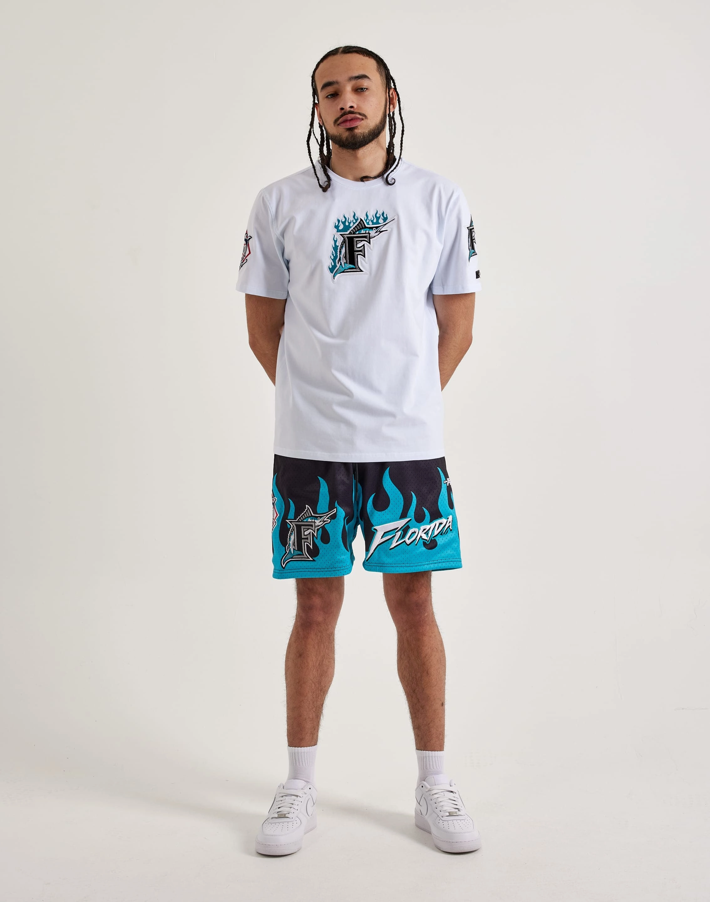 Pro Standard Florida Marlins Flame Tee