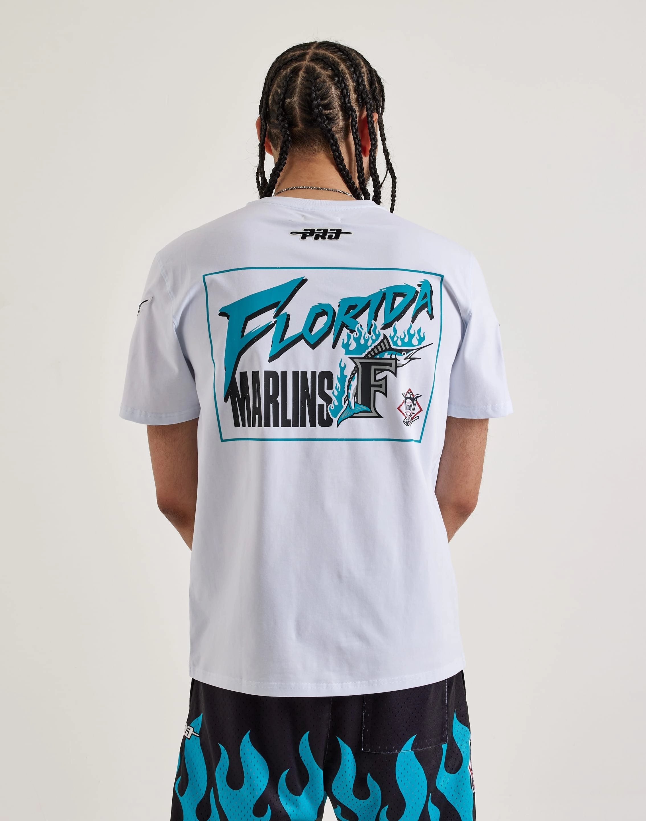 Pro Standard Florida Marlins Flame Tee