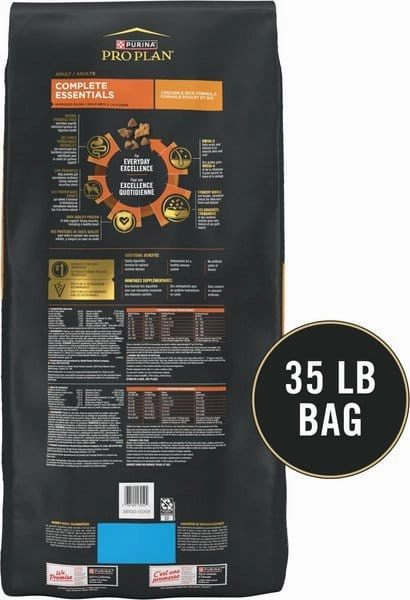 Purina Pro Plan Adult Shredded Blend Chicken & Rice Formula Dry Dog Food
