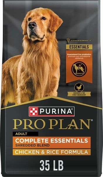 Purina Pro Plan Adult Shredded Blend Chicken & Rice Formula Dry Dog Food