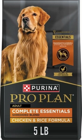 Purina Pro Plan Adult Shredded Blend Chicken & Rice Formula Dry Dog Food