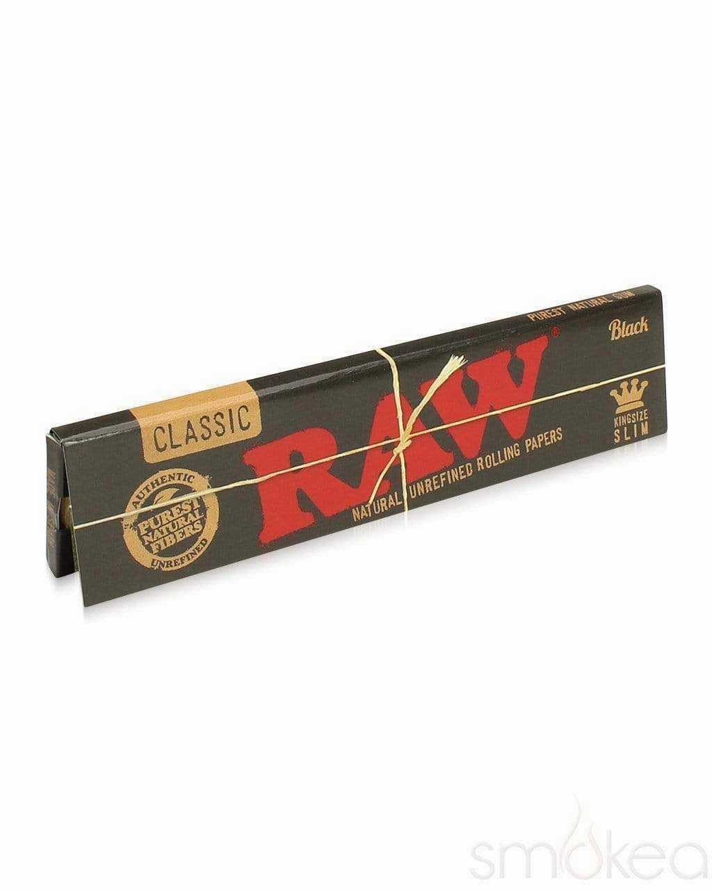 Raw Black Classic King Size Slim Rolling Papers