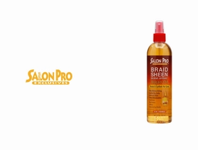 SALON PRO EXCLUSIVE BRAID SHEEN SHINE SPRAY ARGAN OIL 12oz