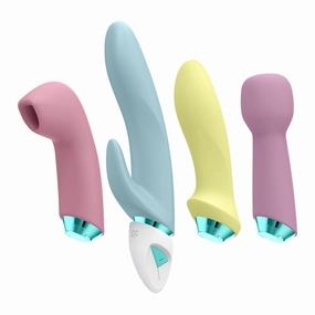 Satisfyer - Fabulous Four Clitoral Air Pulse Vibrator Set (Multi Colour)