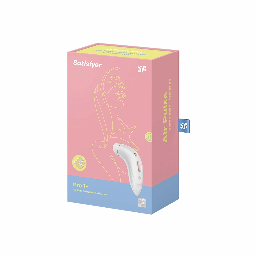 Satisfyer - Pro 1  Air Pulse Clitoral Air Stimulator (White)