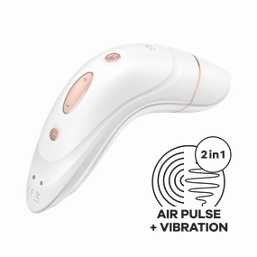 Satisfyer - Pro 1  Air Pulse Clitoral Air Stimulator (White)