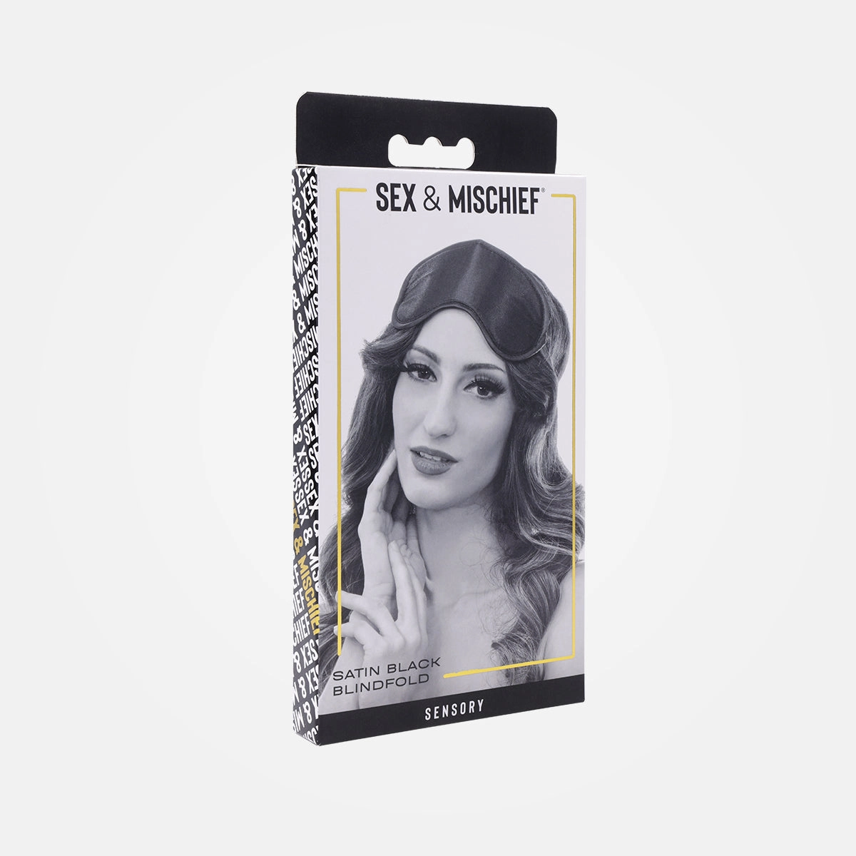 Sex & Mischief - Black Satin Blindfold Eye Mask