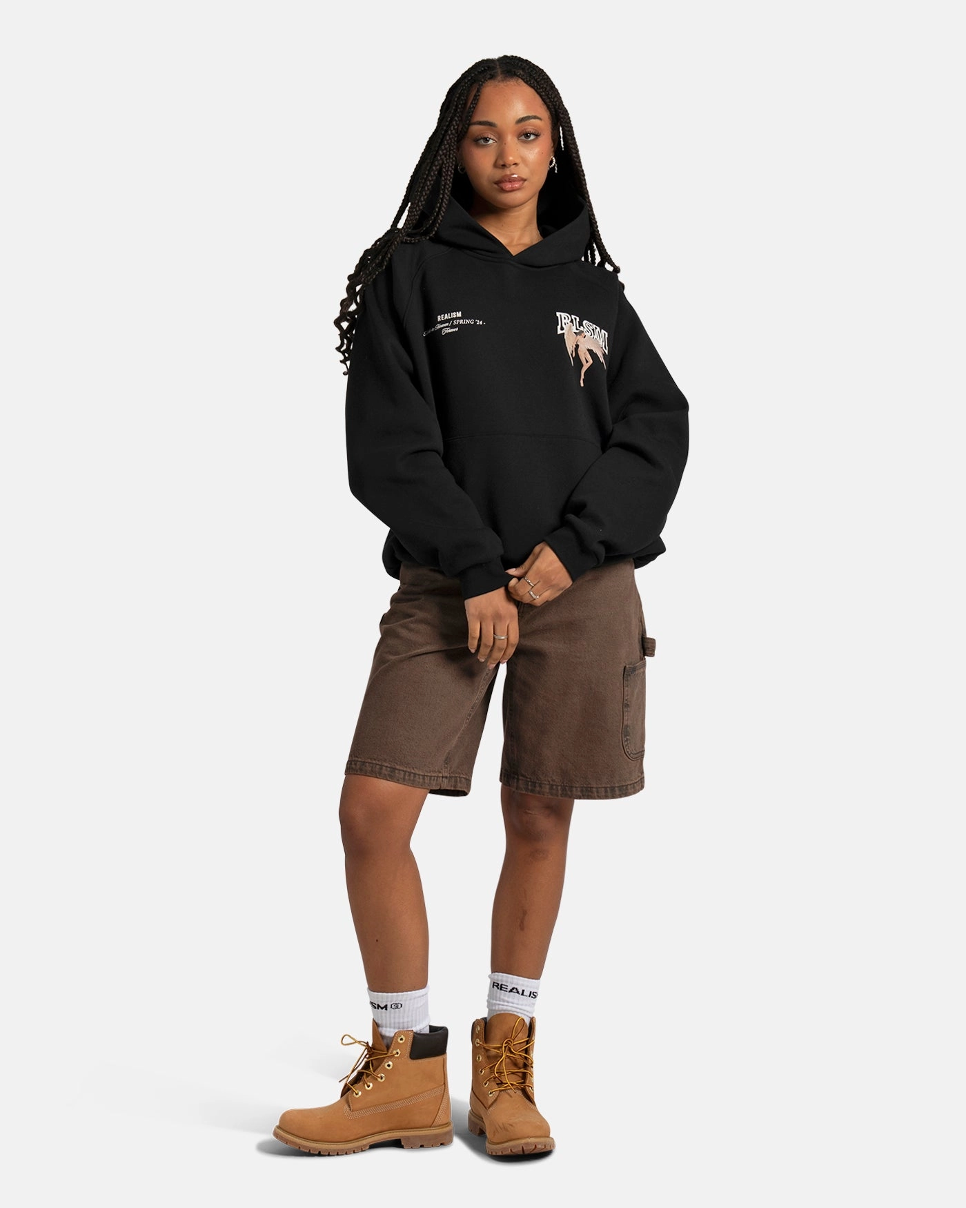 SSS REALISM GUARDIAN HOODIE BLACK