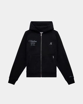 SSS REALISM HALO ZIP HOODIE BLACK