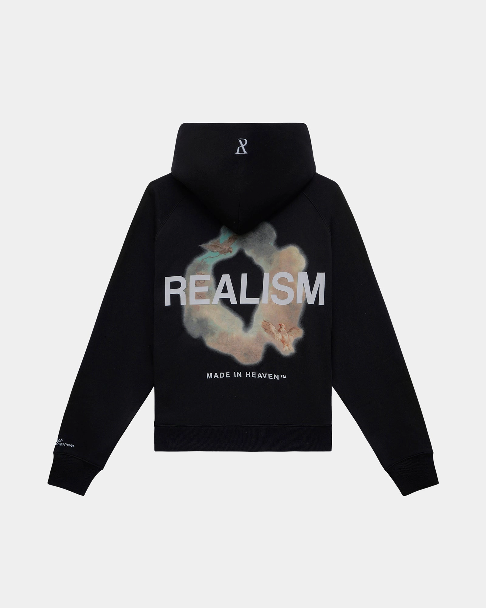 SSS REALISM HALO ZIP HOODIE BLACK