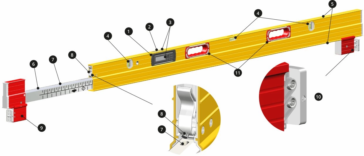 Stabila 37500 TECH 106 T Digital Plate Level