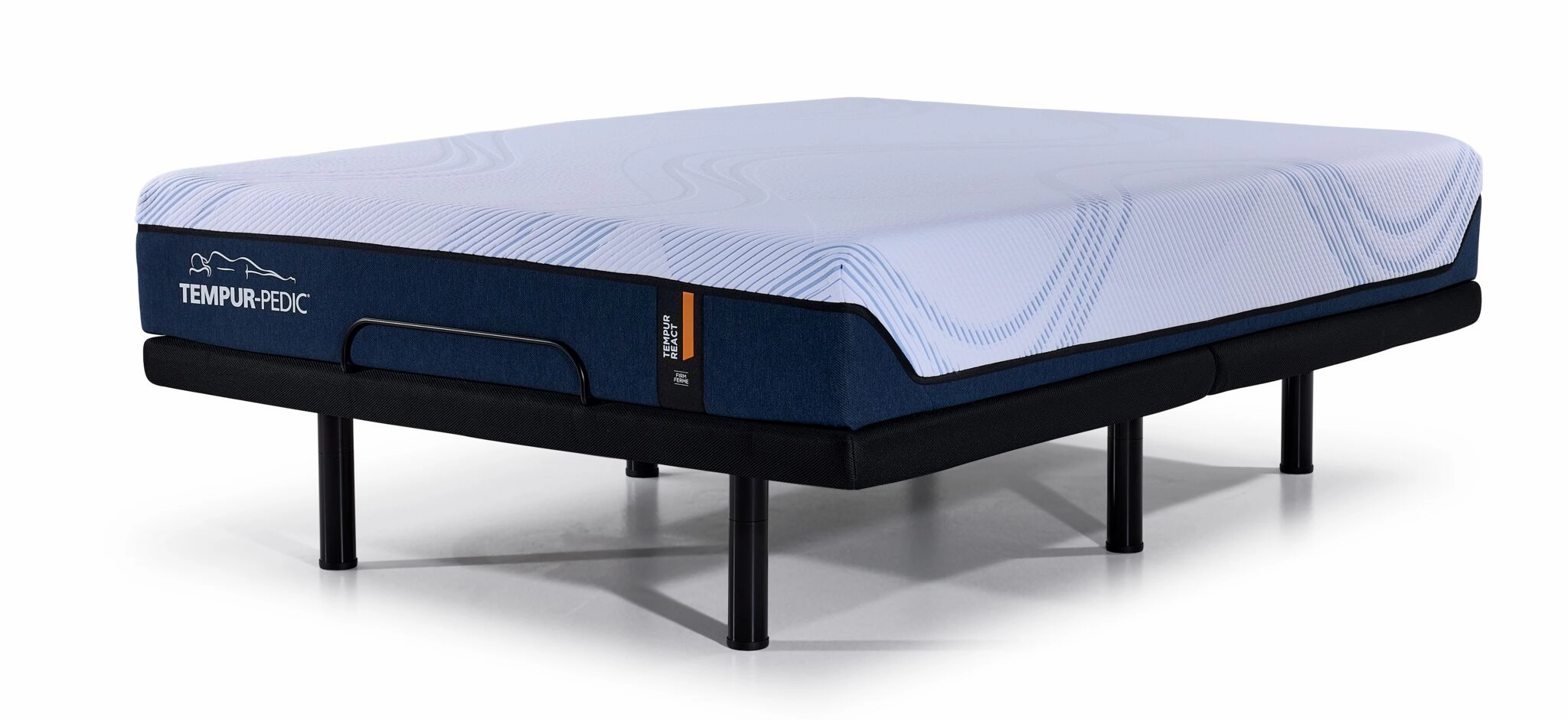 Tempur-Pedic React 2.0 Firm 11" Queen Mattress and L2 Motion Pro Adjustable Base