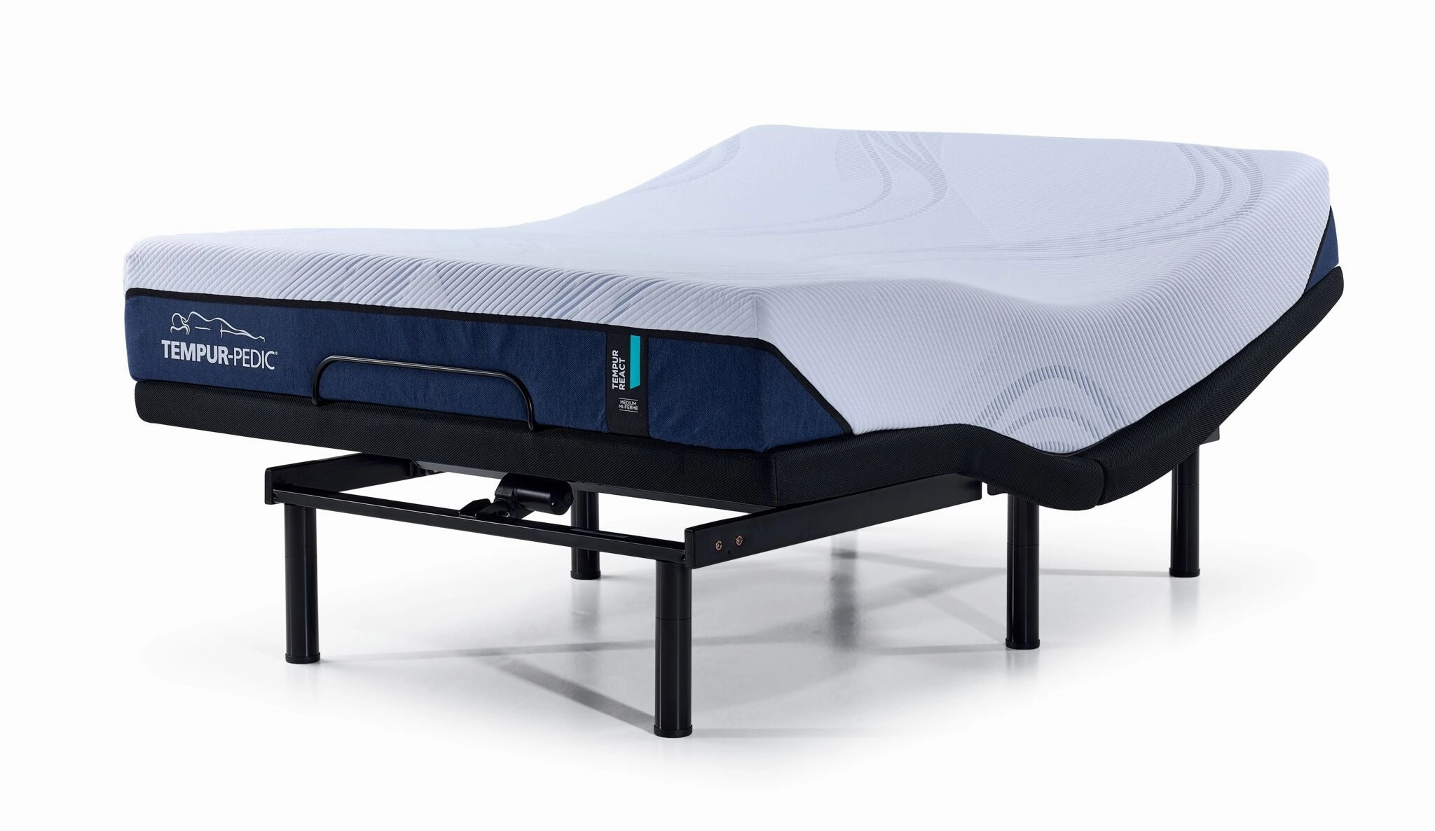 Tempur-Pedic React 2.0 Medium 10" Twin XL Mattress and L2 Motion Pro Adjustable Base