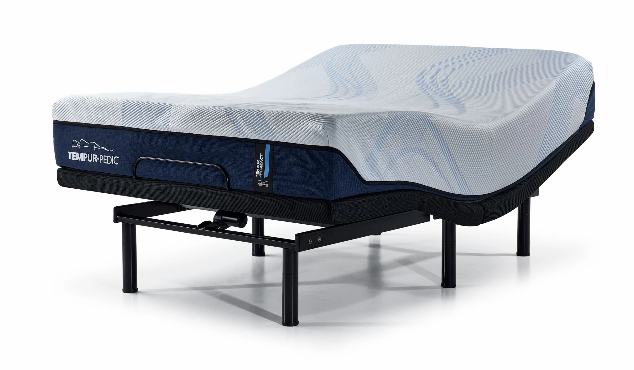 Tempur-Pedic React 2.0 Soft 11" King Mattress and L2 Motion Pro Adjustable Base