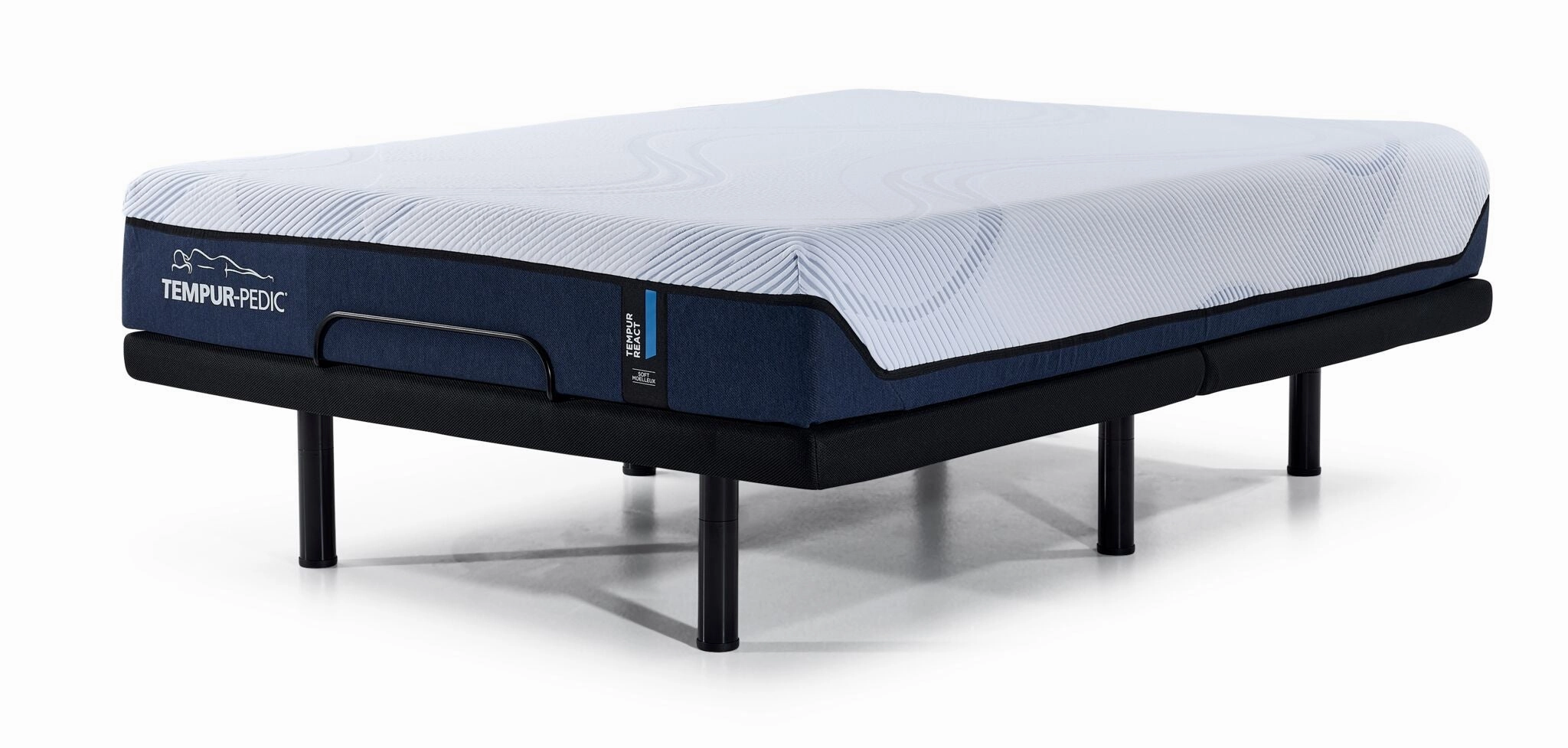 Tempur-Pedic React 2.0 Soft 11" Twin XL Mattress and L2 Motion Pro Adjustable Base