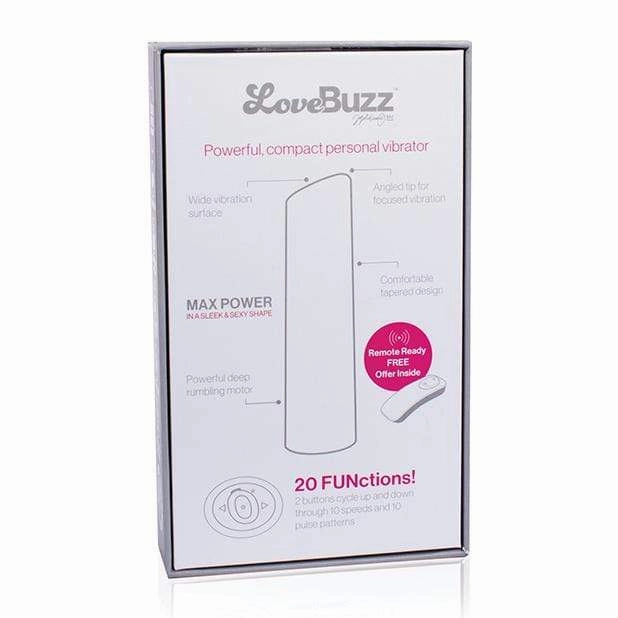 TheScreamingO - LoveBuzz Positive Angle Rechargeable Bullet Vibrator (Black)